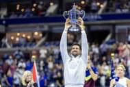 Novak Djokovic at the US Open 2023. (Photo: Getty)
